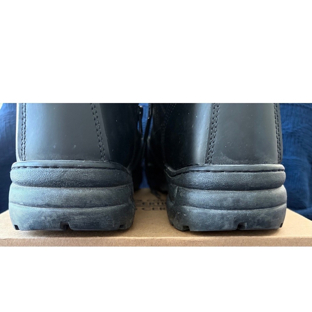 Nortiv8 Mens Trooper Steel Toe Tactical Work Boots Black Side Zip Size 10 US - Picture 4 of 6